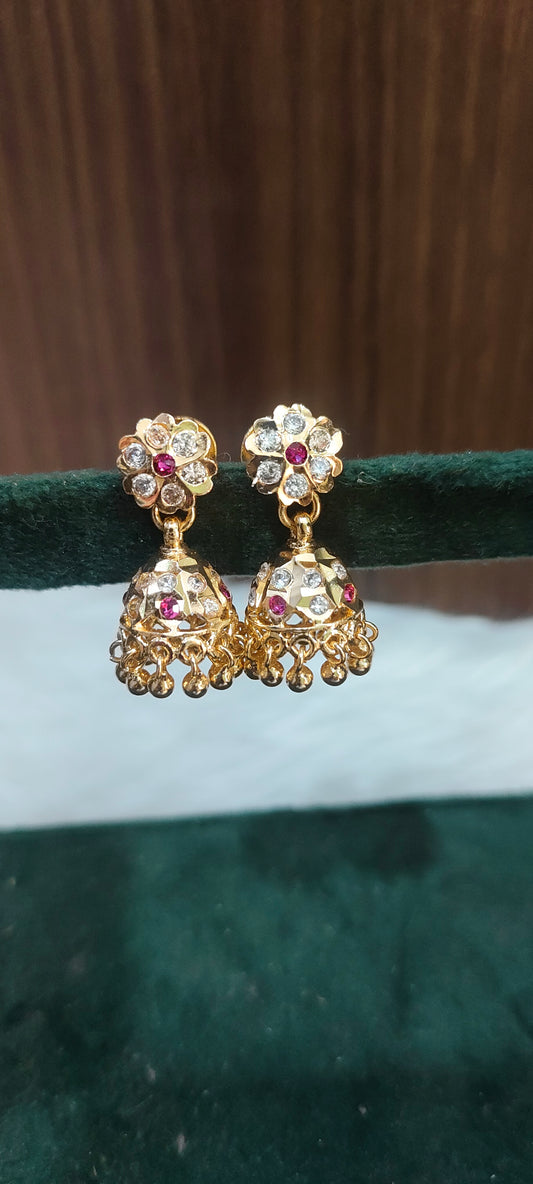 Pure panchaloham cute jumkas