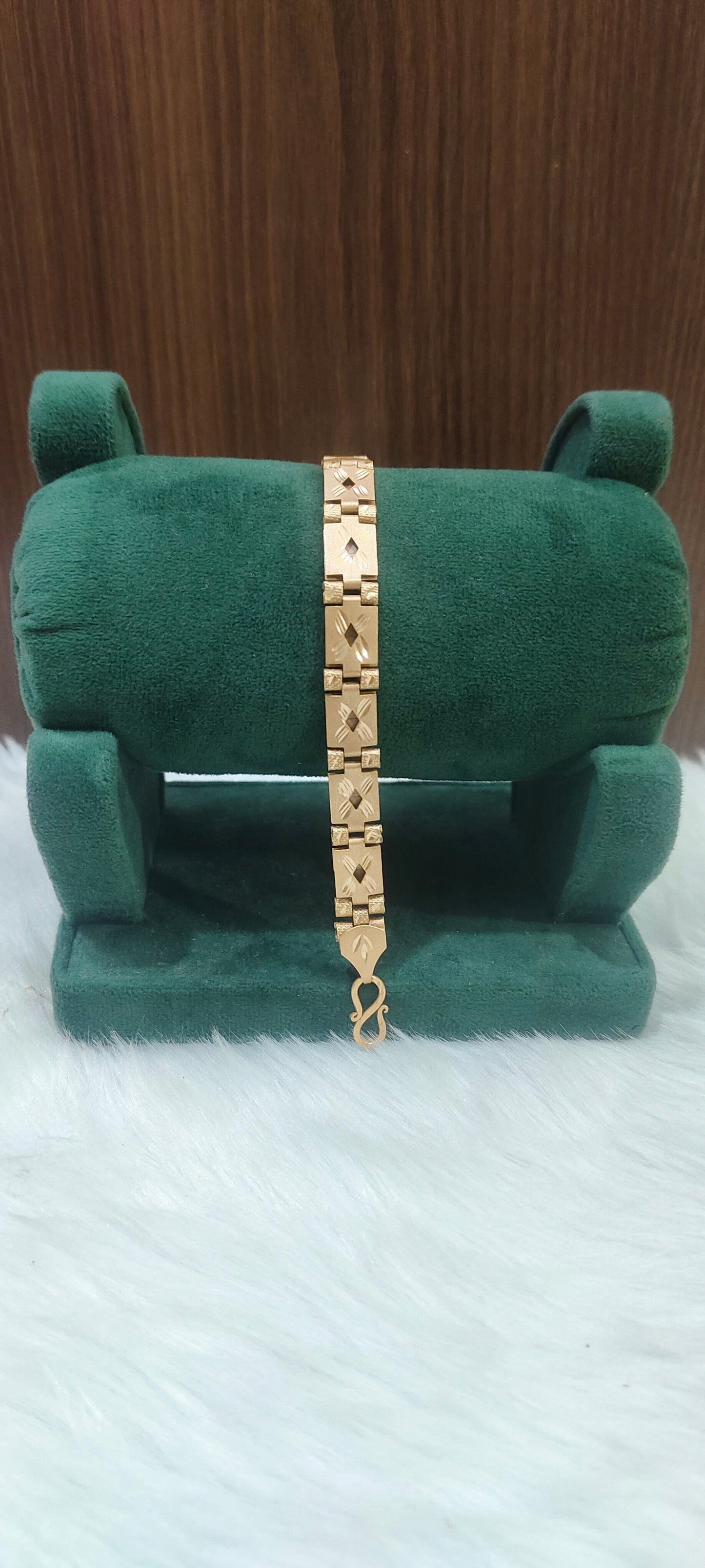 Pure panchaloham unpolished mens 8.5 " length mens bracelet