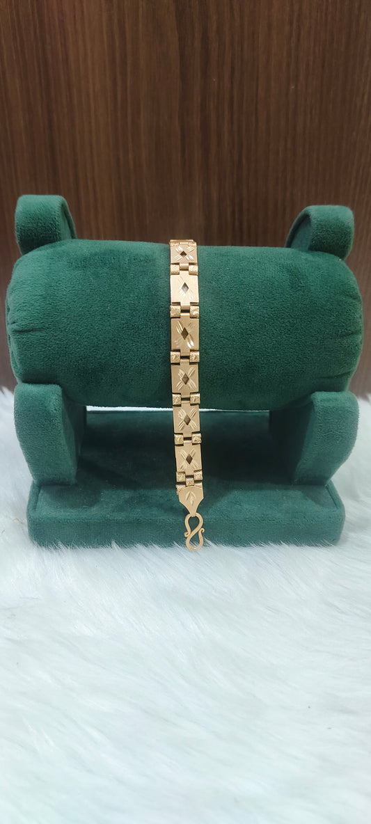 Pure panchaloham unpolished mens 8.5 " length mens bracelet