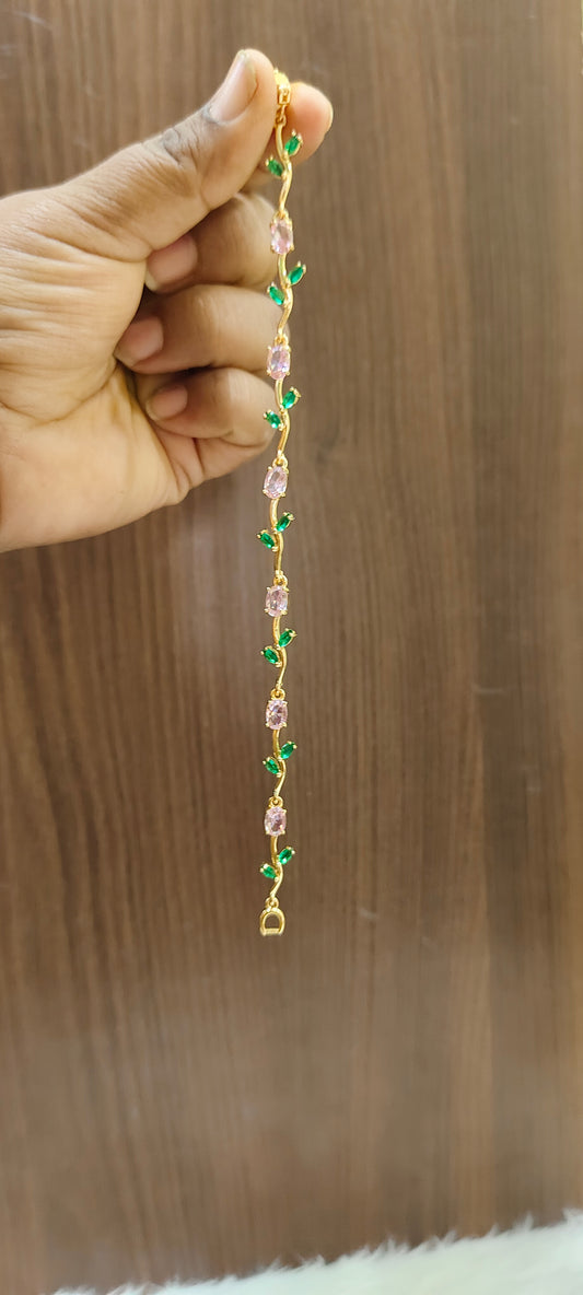 Most trending  imported ladies tulip bracelet(7" length)