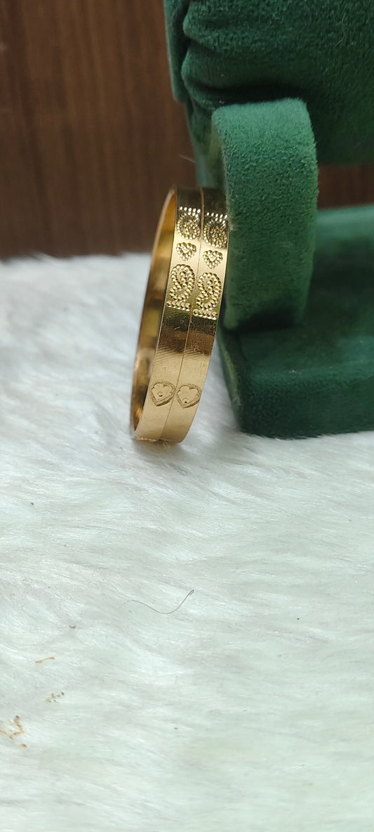 Pure panchaloham unpolished kids 2 bangles