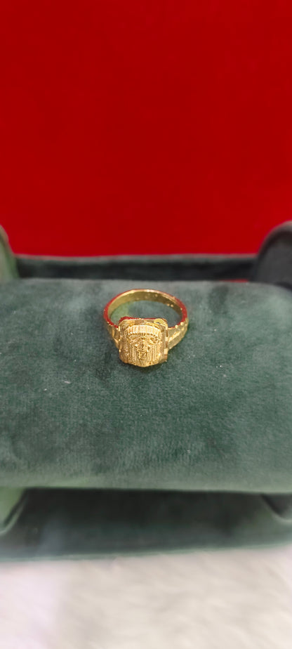 Pure panchaloham unpolished balaji ring