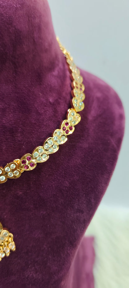 Pure panchaloham kante necklace