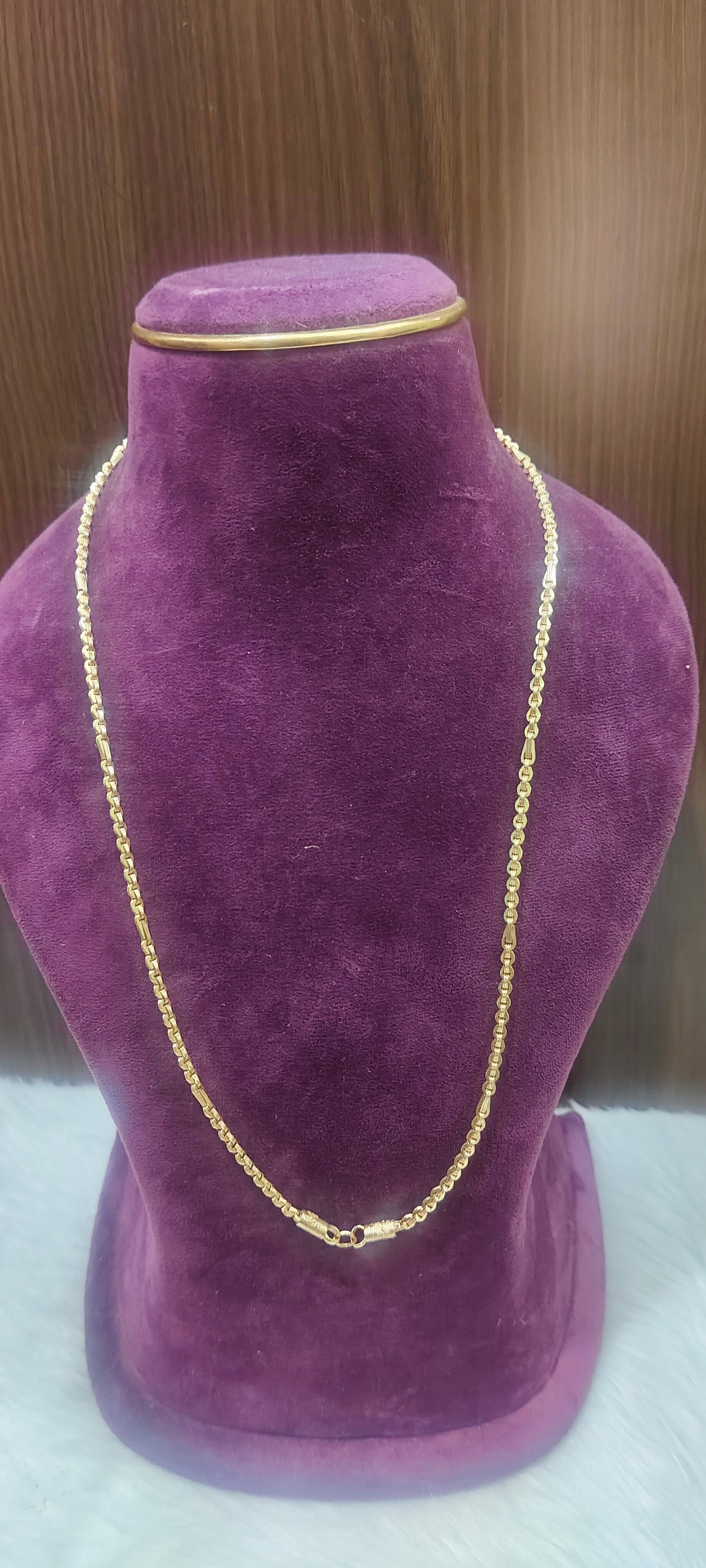 Pure panchaloham unpolished 24 " length 10+1 thali chain
