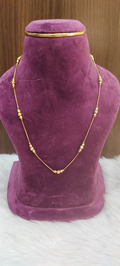Pure panchaloham unpolished 18"length ball chain