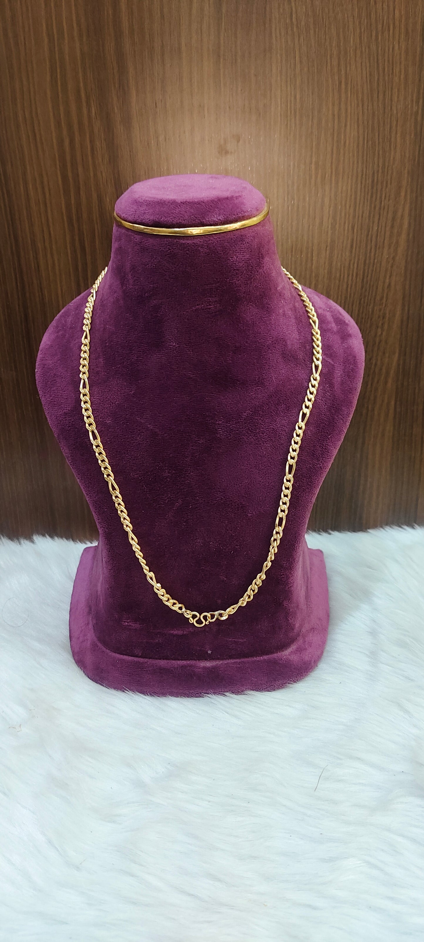 Pure panchaloham unpolished 20" length mens chain