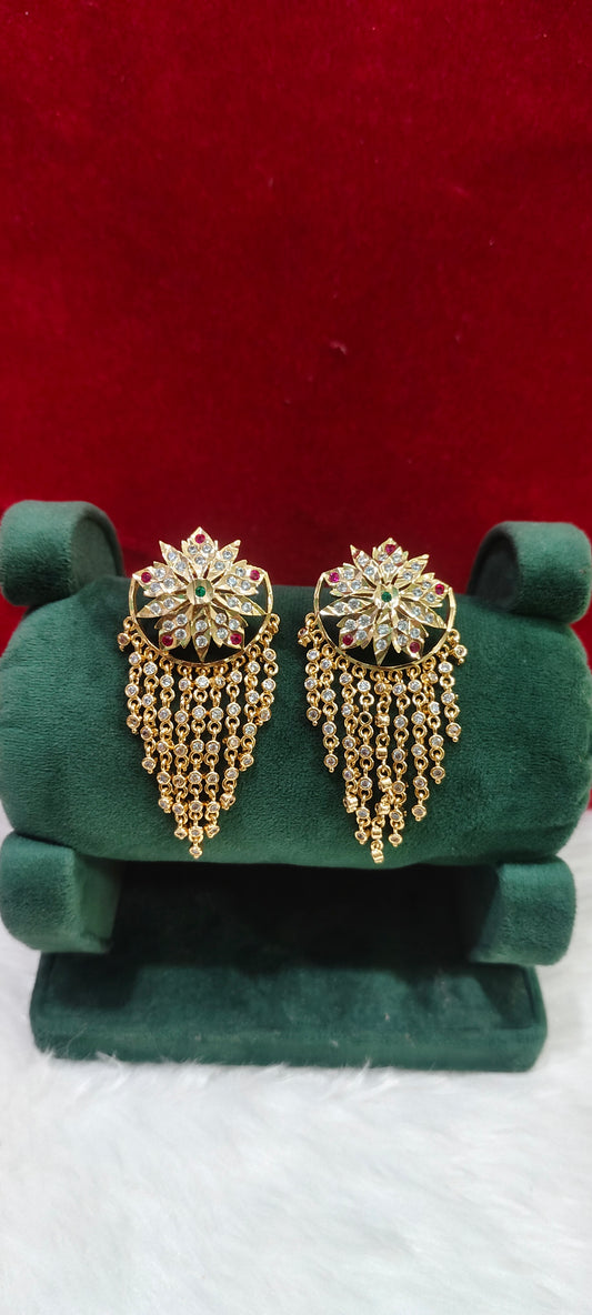 Pure panchaloham trendy big earrings
