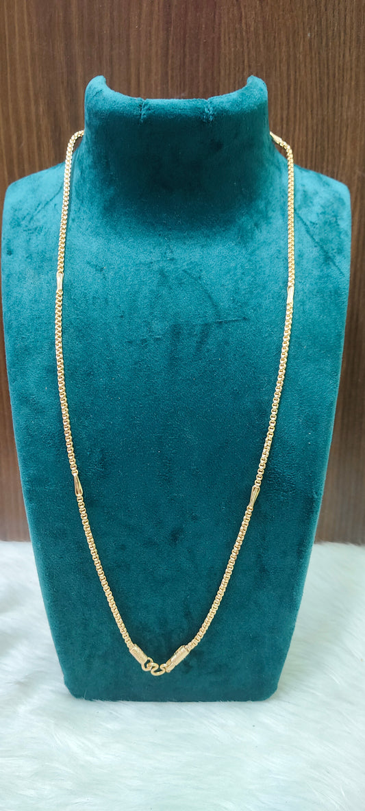 Pure panchaloham unpolished 24 " length nice bharathi model 20+1 thali chain