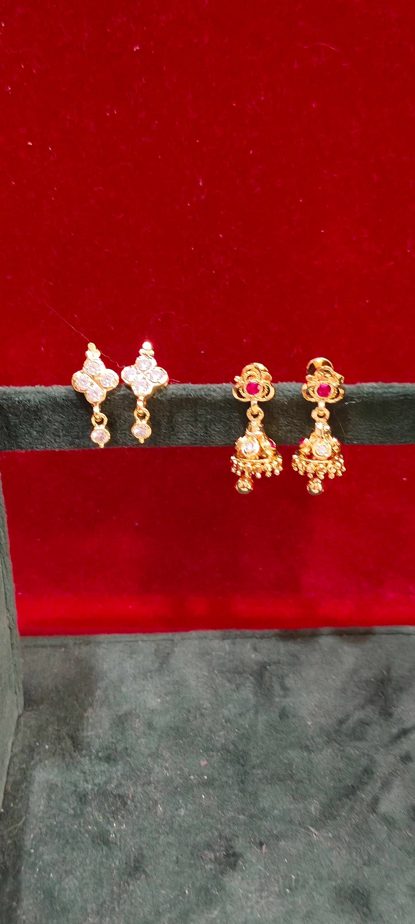 Pure panchaloham 2 set earrings kids combo