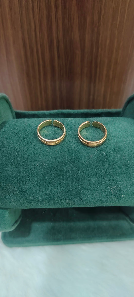 Pure panchaloham unpolished toe rings