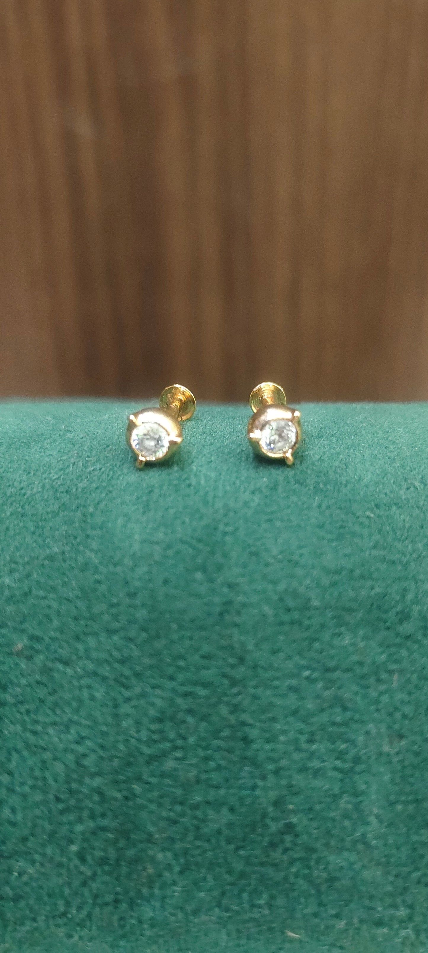 Pure panchaloham daimond look studs