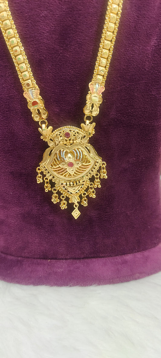 100% gold look 28" length simple long haram