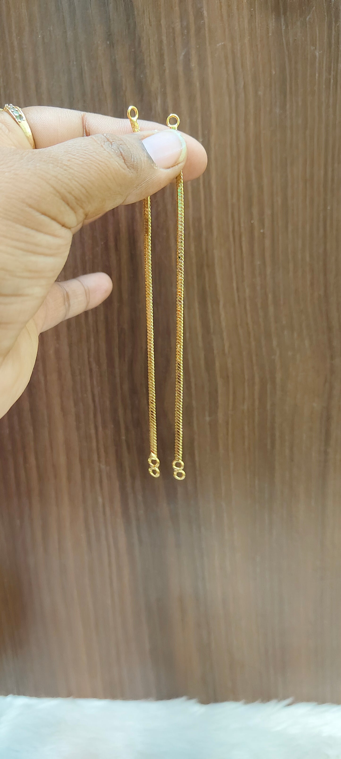 Premium micro gold plated chevi chutlu