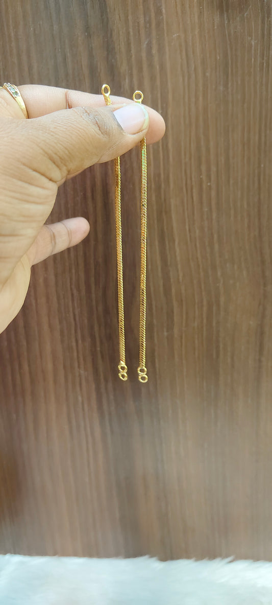 Premium micro gold plated chevi chutlu
