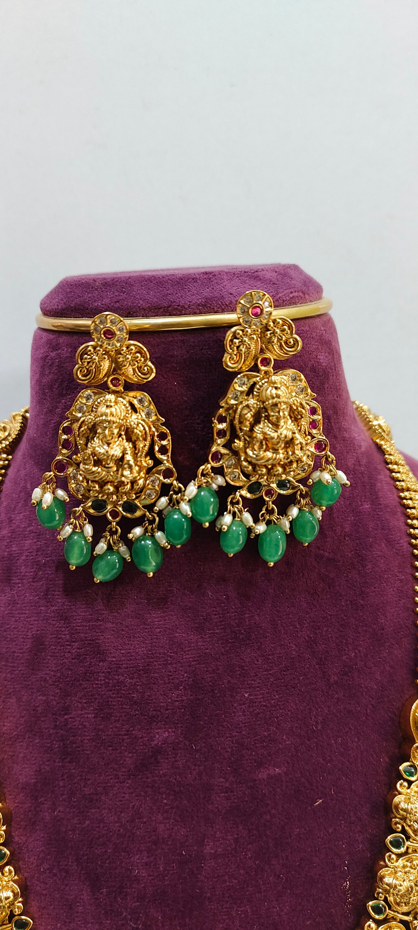 High quality premium nakshi heavy look long haram