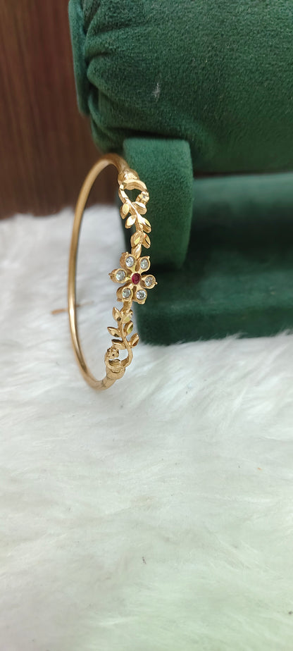 Pure panchaloham unpolished kada bracelet