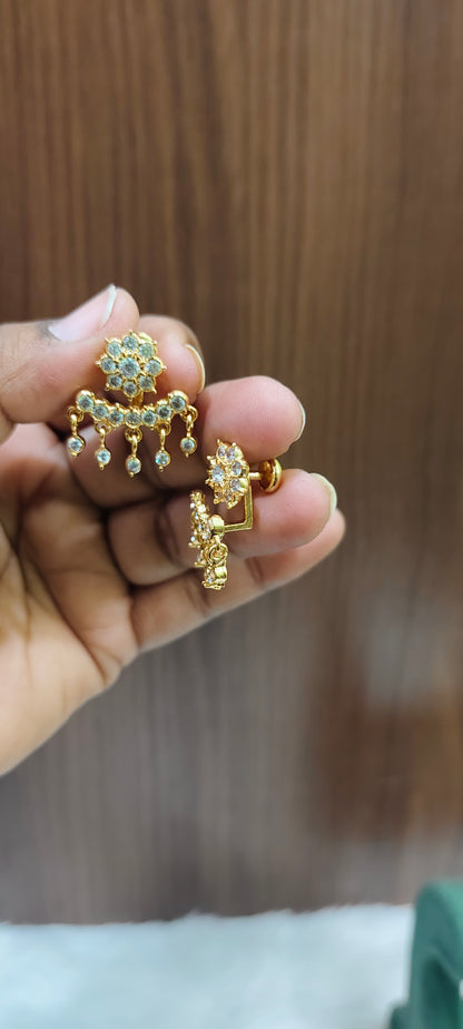 Pure panchaloham unique style earstuds