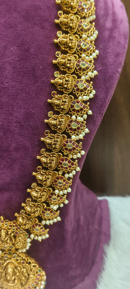 Premium nakshi beautiful bridal long haram