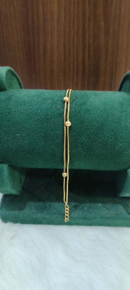 Pure panchaloham unpolished ladies bracelet