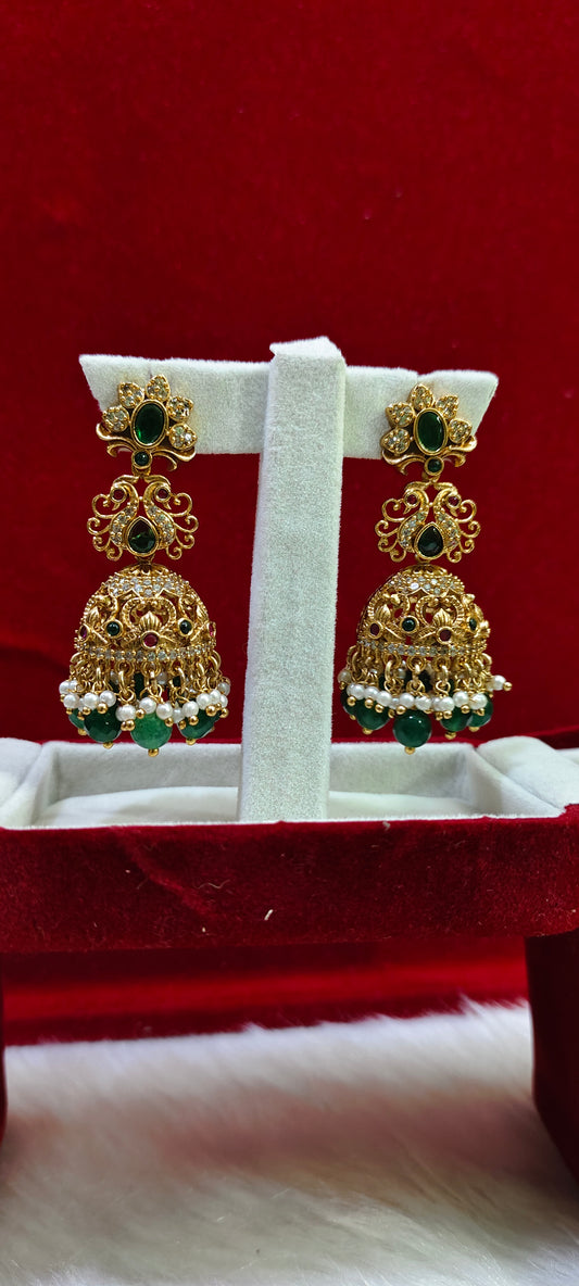 Premium bridal jumkas