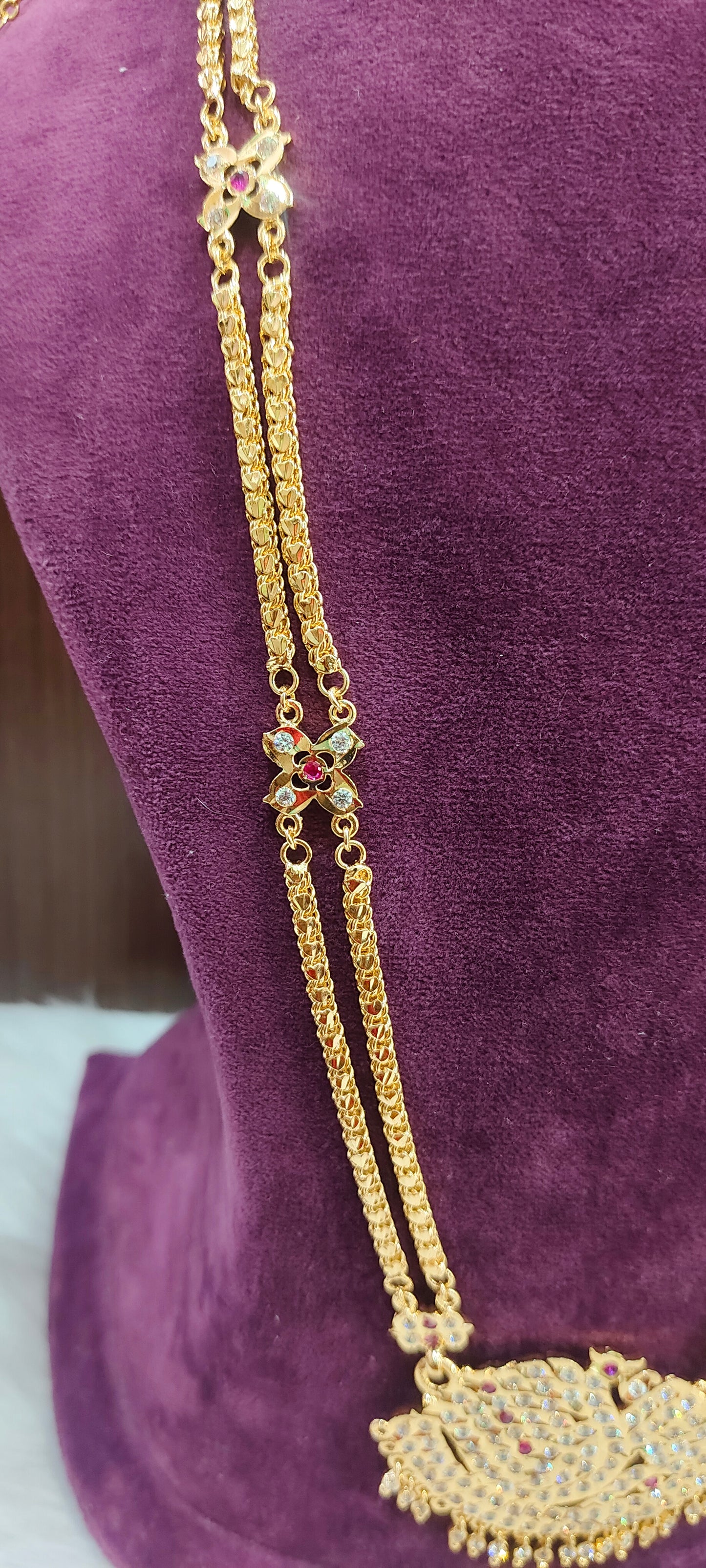 Pure panchaloham unique style long haram