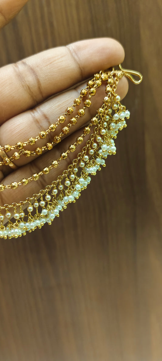 Stunning bridel earchains