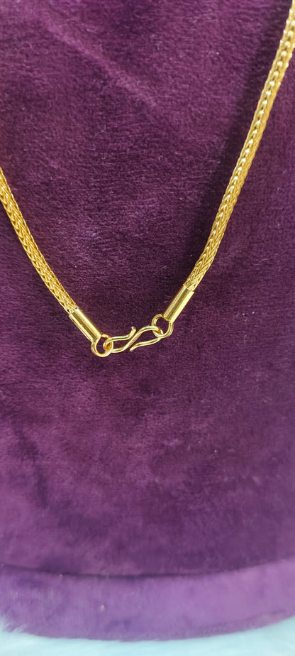 Premium micro gold plated 24" length nanthadu