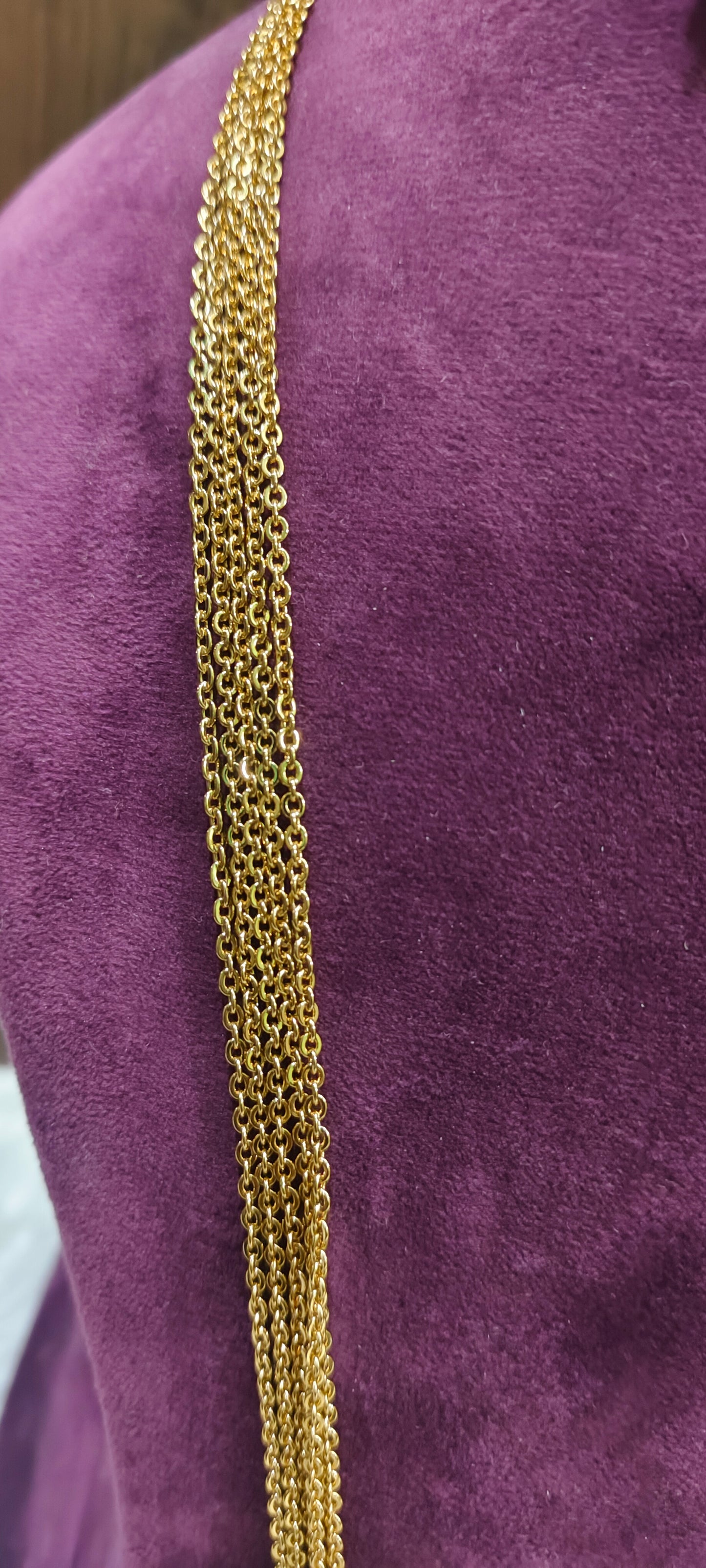 Premium nakshi 5 line chandraharam