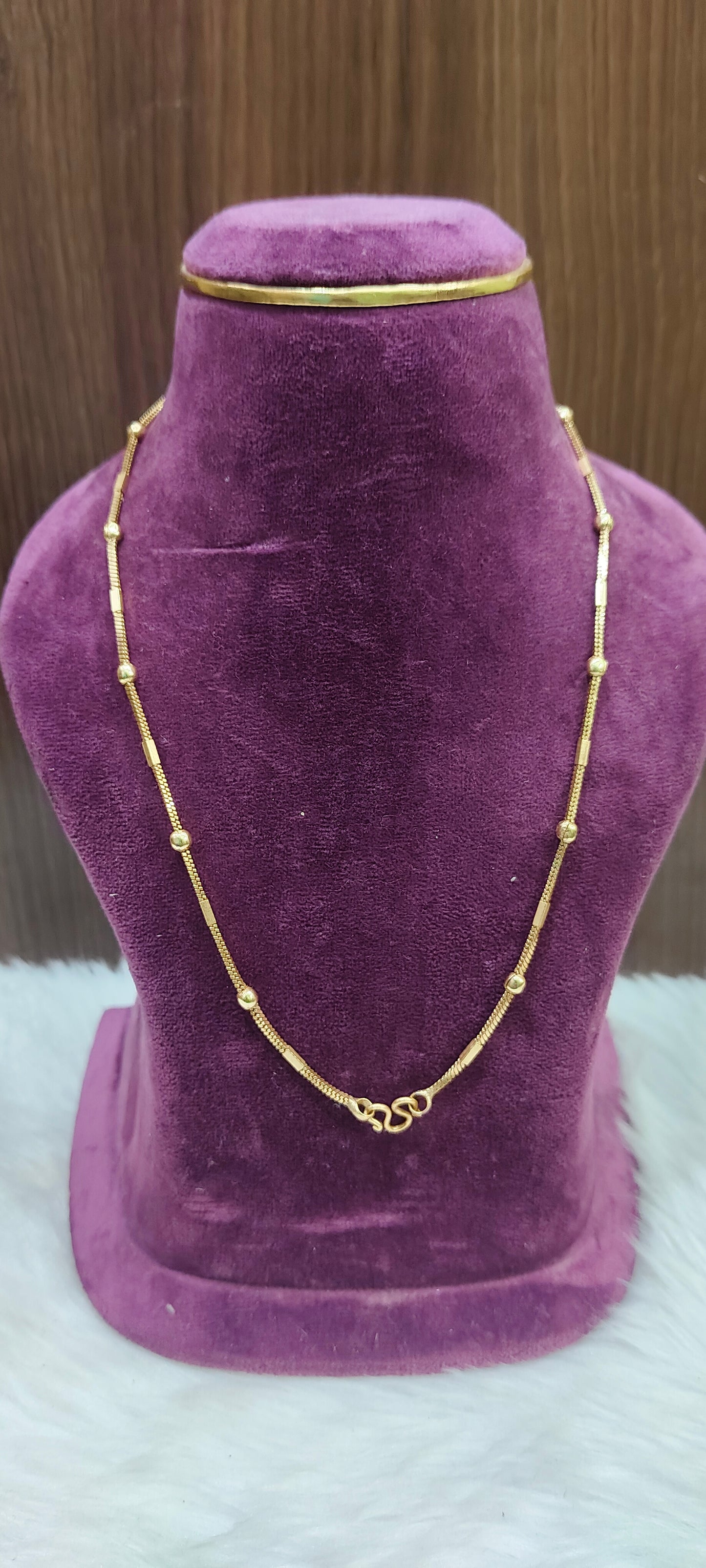 Pure panchaloham unpolished 18" length short chain