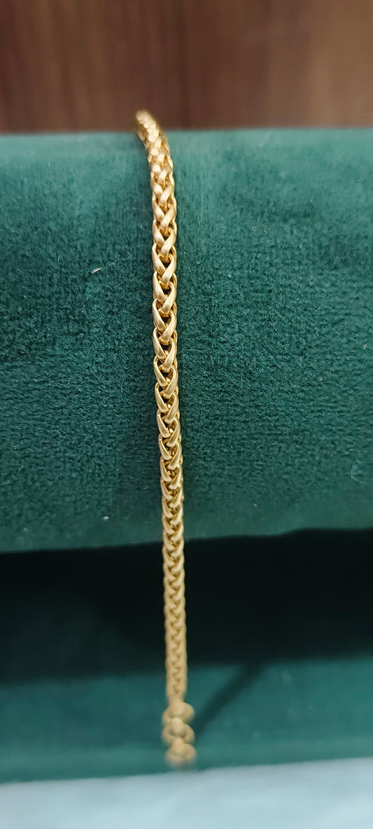 Pure panchaloham unpolished ladies bracelet
