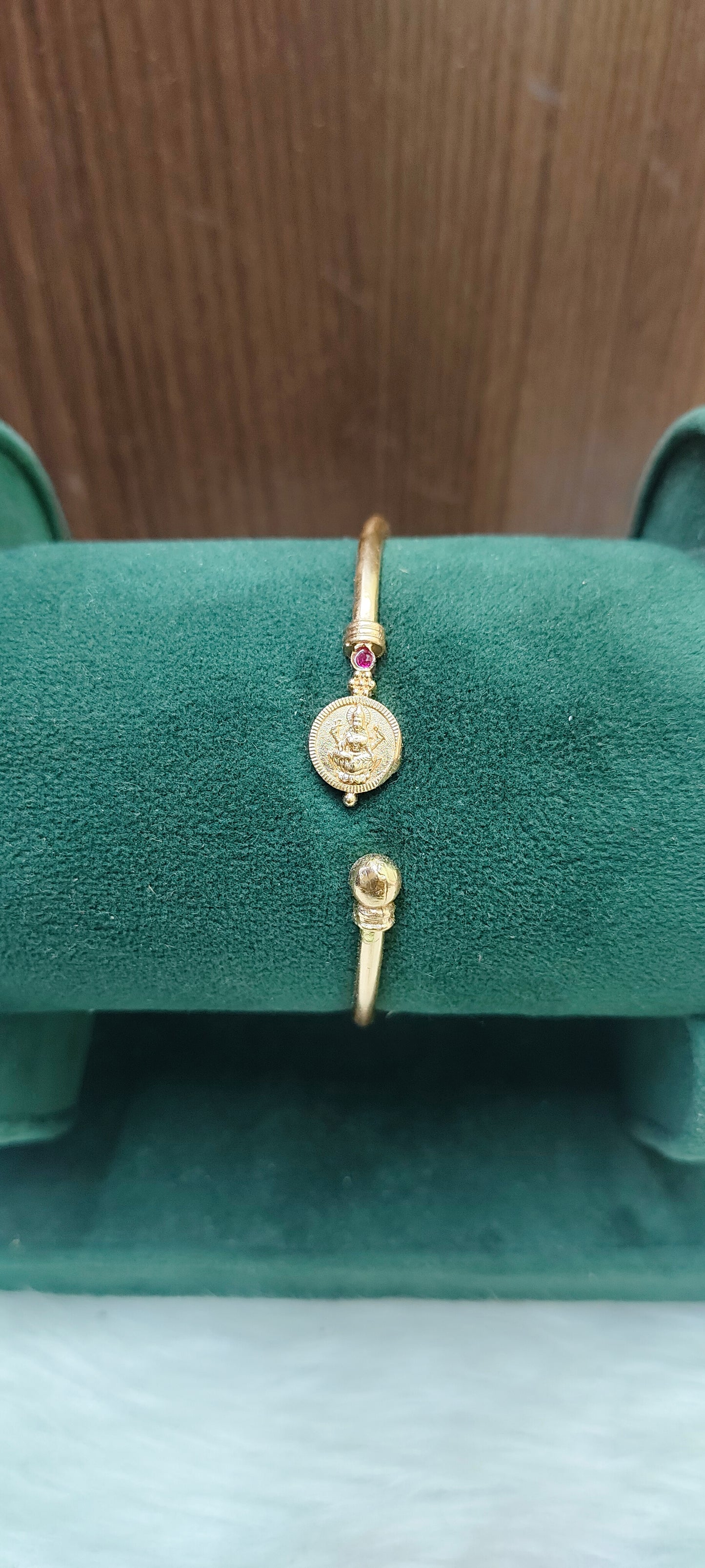 Pure panchaloham unpolished daily use Lakshmi Devi openable kada fit for all sizes