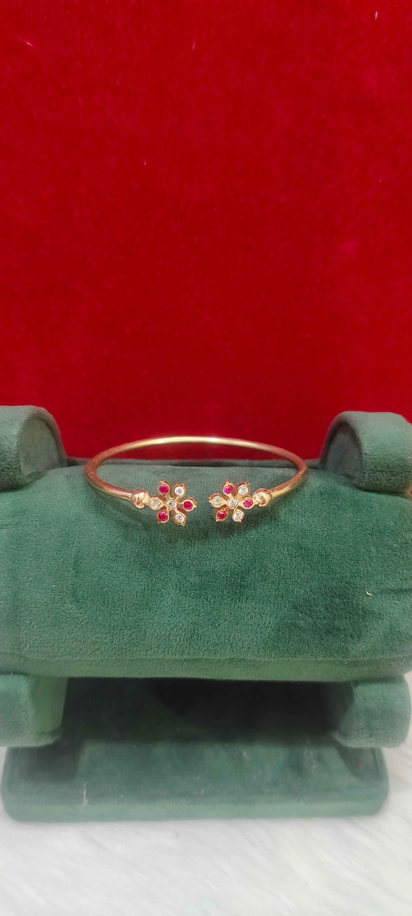 Pure panchaloham unpolished openable kada bracelet