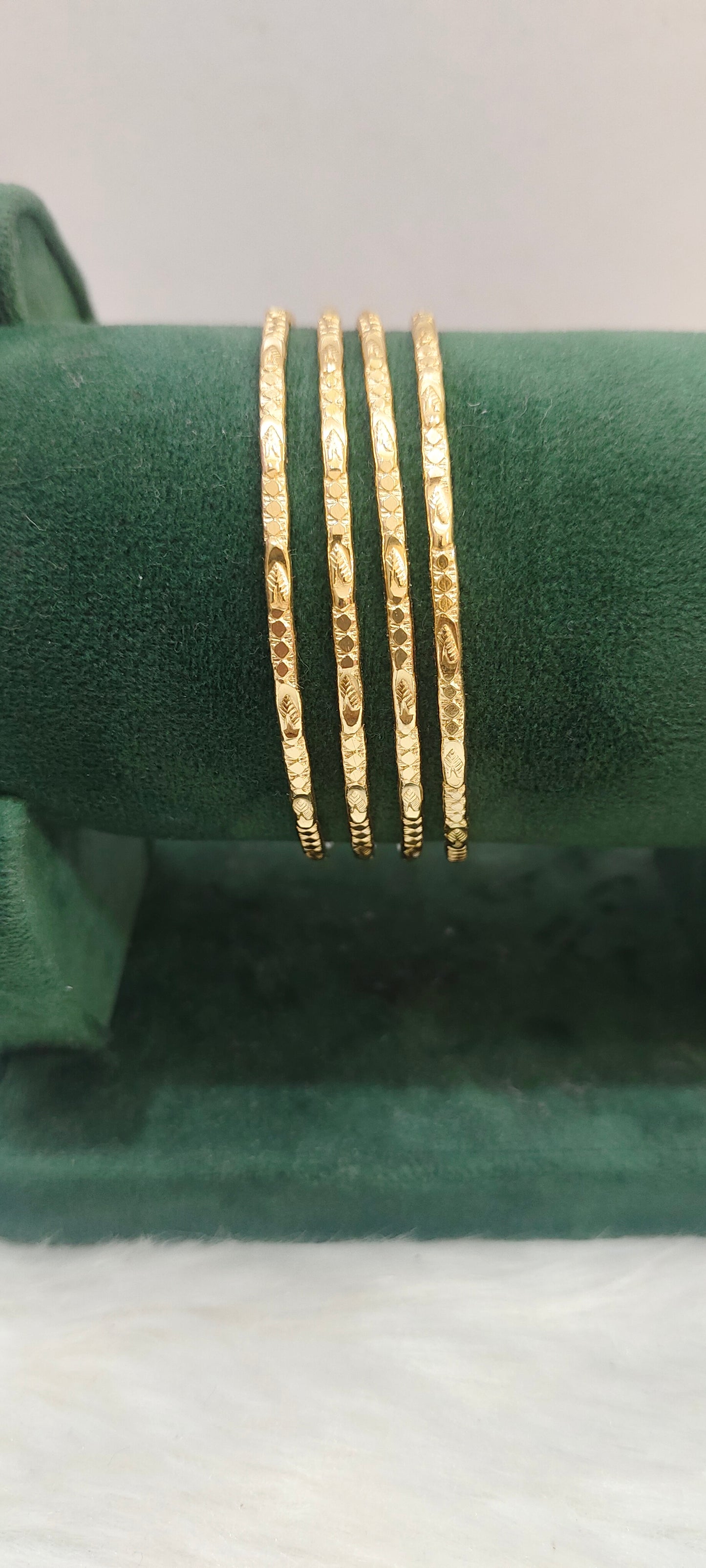 Pure panchaloham unpolished 4 bangles