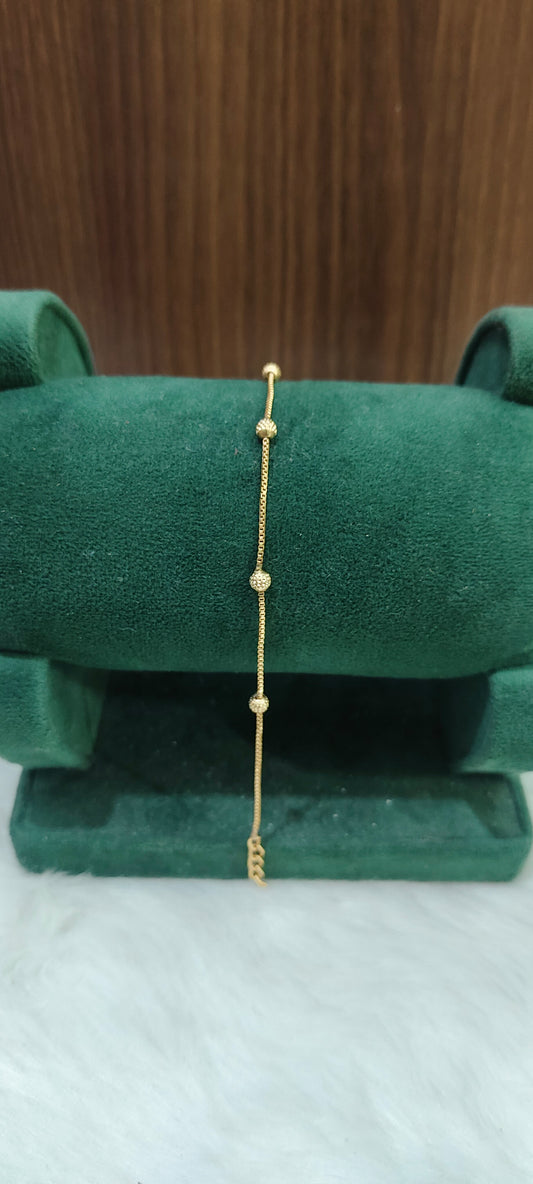 Pure panchaloham unpolished ladies bracelet