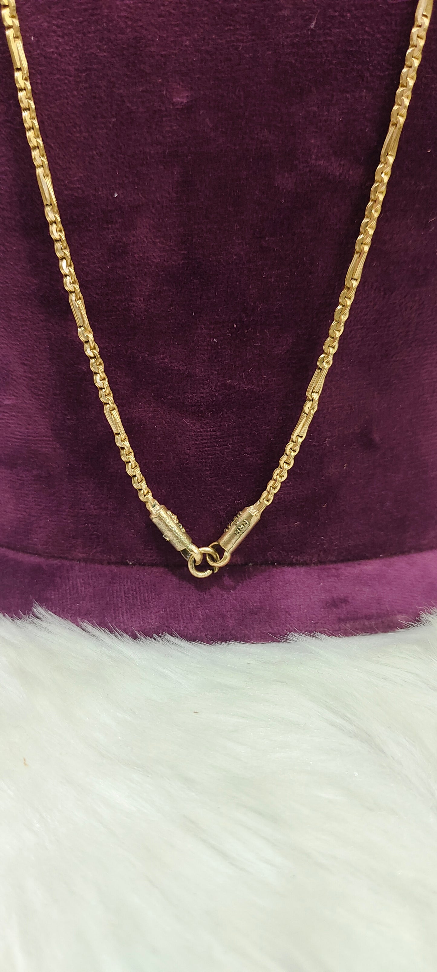 Pure panchaloham 30" length unpolished 5 plus 1 chain
