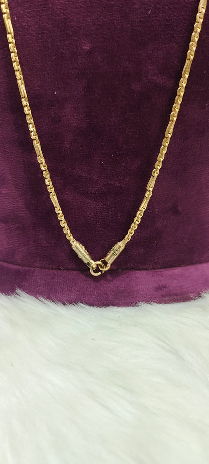 Pure panchaloham 30" length unpolished 5 plus 1 chain