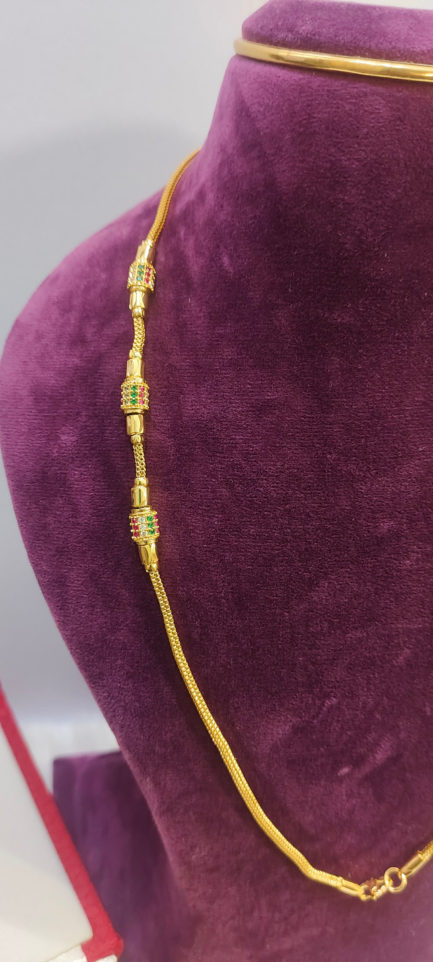 24" length Thali chain and mangalsutra combo