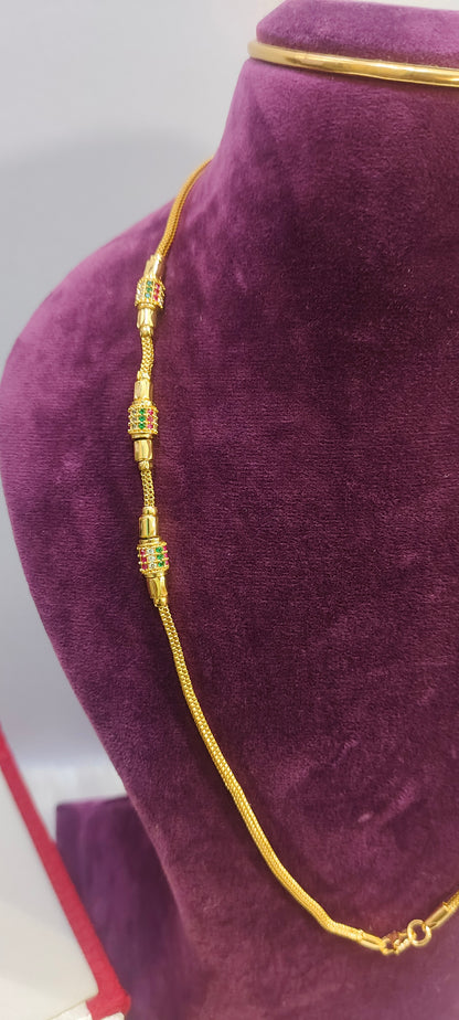 24" length Thali chain and mangalsutra combo