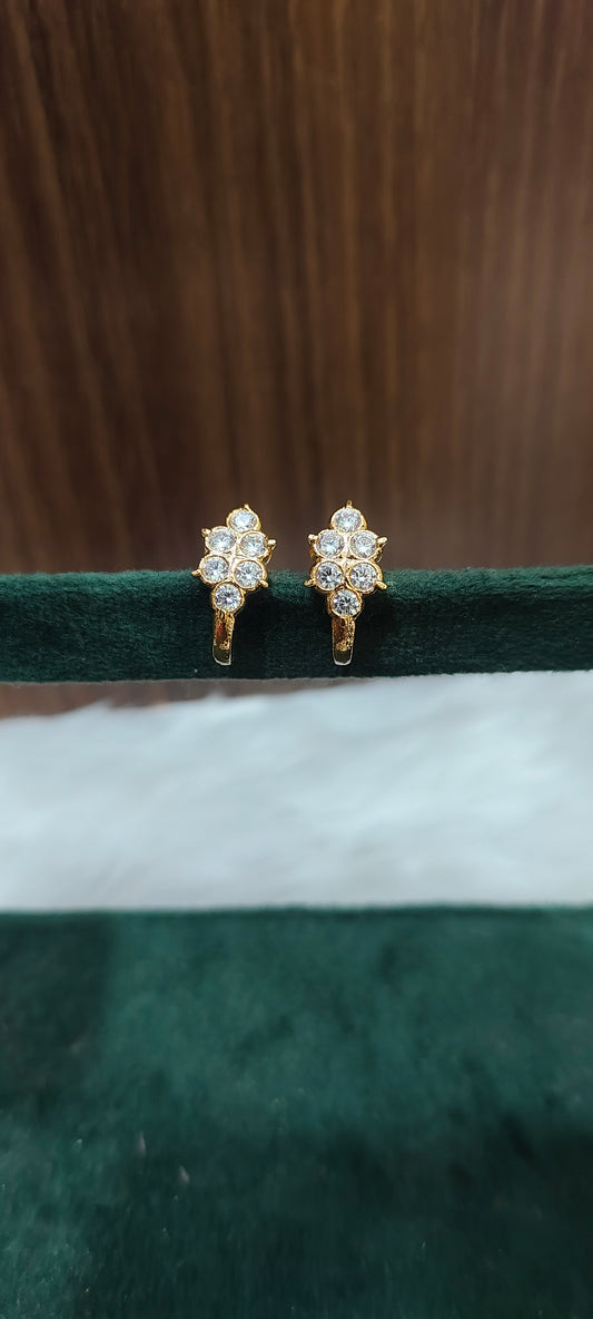 Pure panchaloham j type earrings