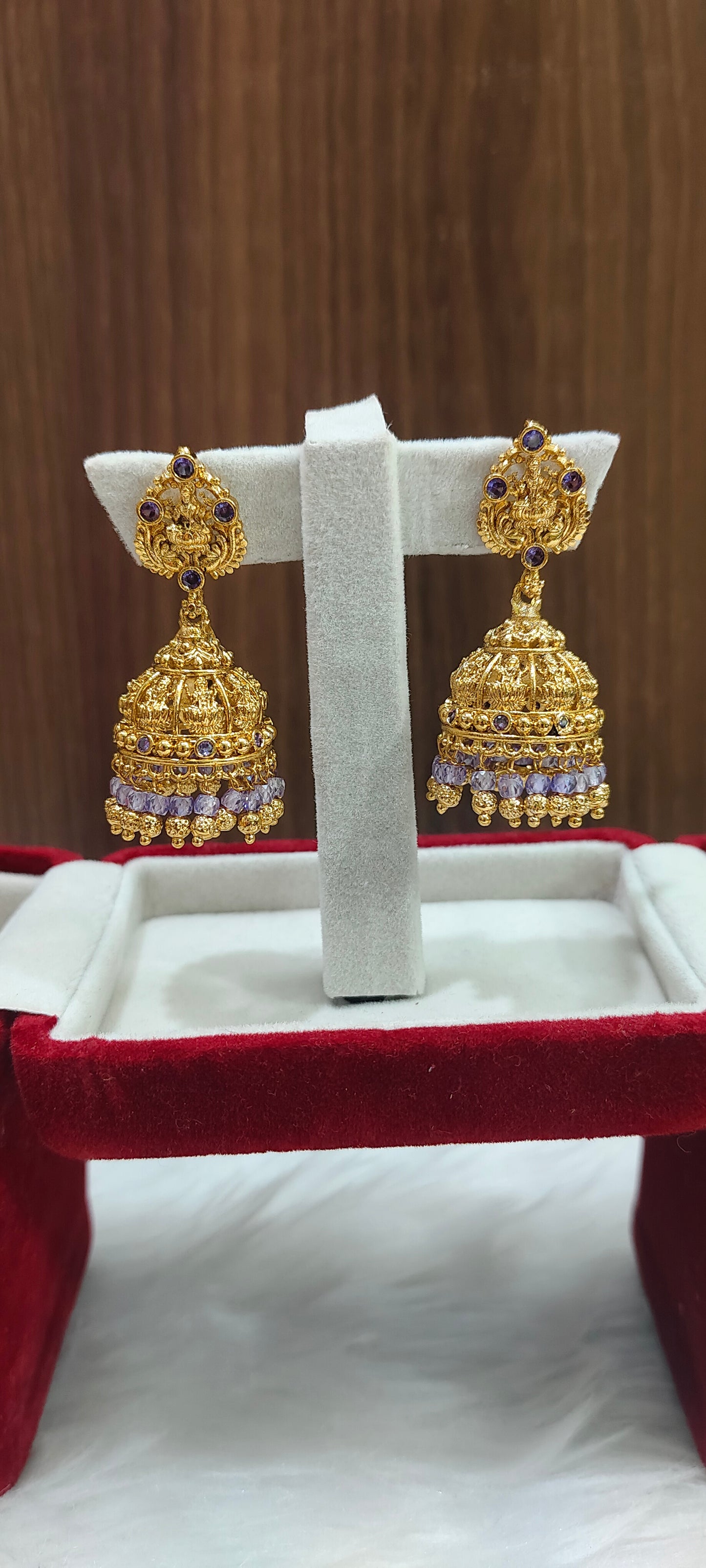 Premium nakshi big jumkas