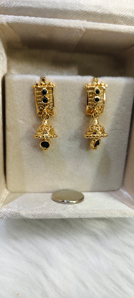 Gold look cute kids earrings