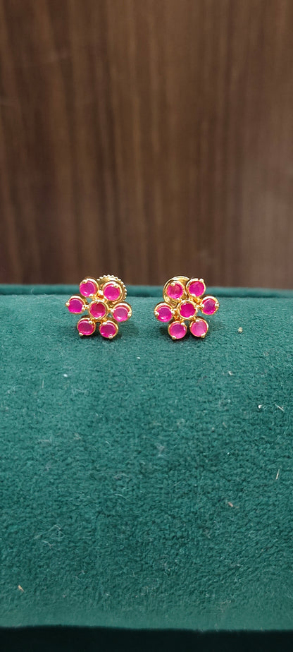Pure panchaloham 7 stone studs