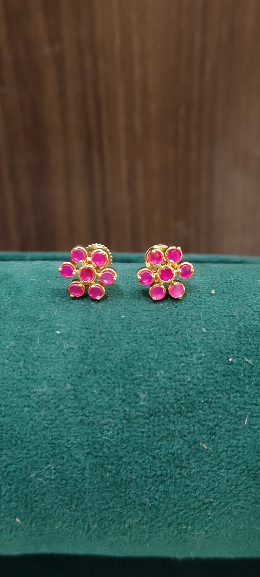 Pure panchaloham 7 stone studs