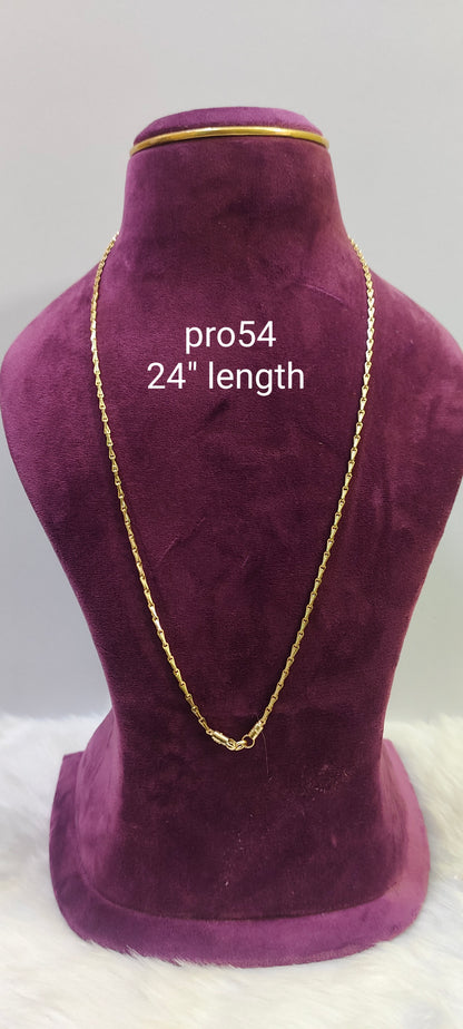 Pure panchaloham unpolished 24" length thali chain