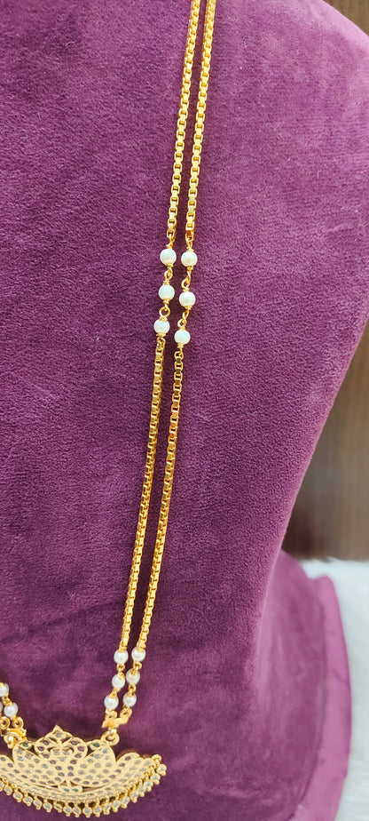 Panchaloham vintage look 28" length long pendant chain( chain not panchaloham)