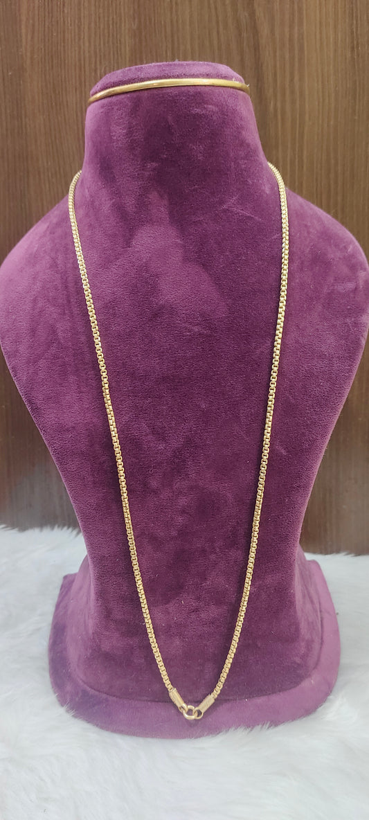 Pure panchaloham unpolished 30" bharati model thali chain