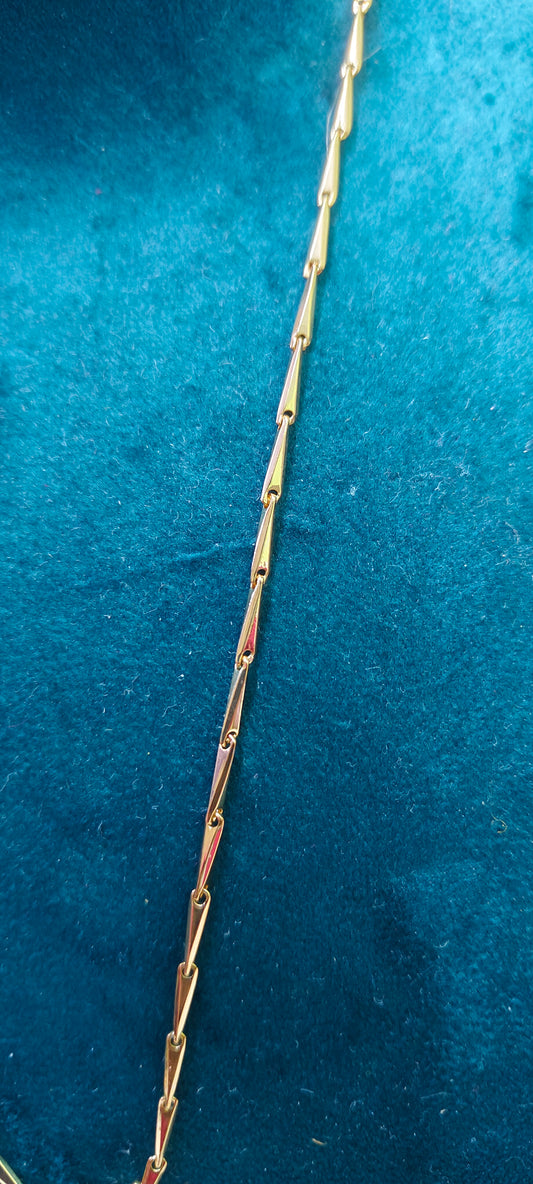premium micro gold 18" length godhuma Chain