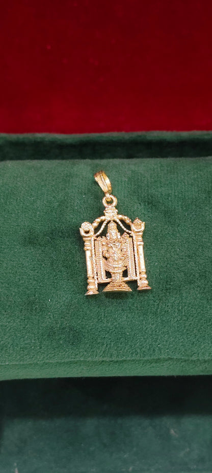 Pure panchaloham unpolished balaji pendant