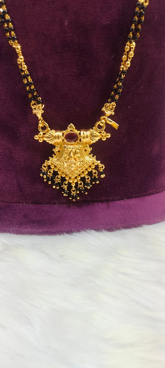 Daily wear same as gold 28" length black beads