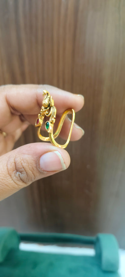 Premium nakshi adjustable vanki ring